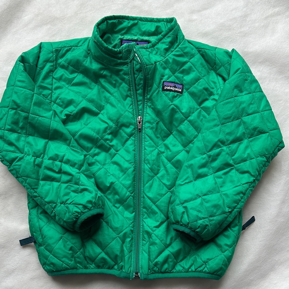 Patagonia Nano Puff Green 3T Quilted Jacket